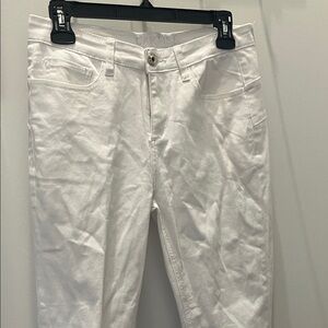 Classic White Straight Leg Jeans